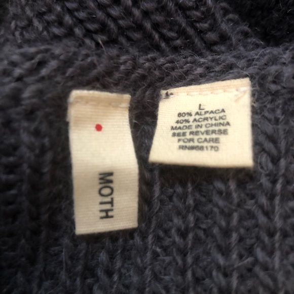 Anthropologie Moth Alpaca sweater dress size large - Picture 3 of 3